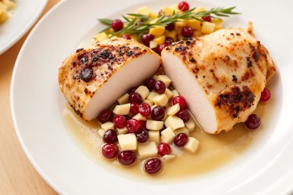 Poulet Brie Canneberge