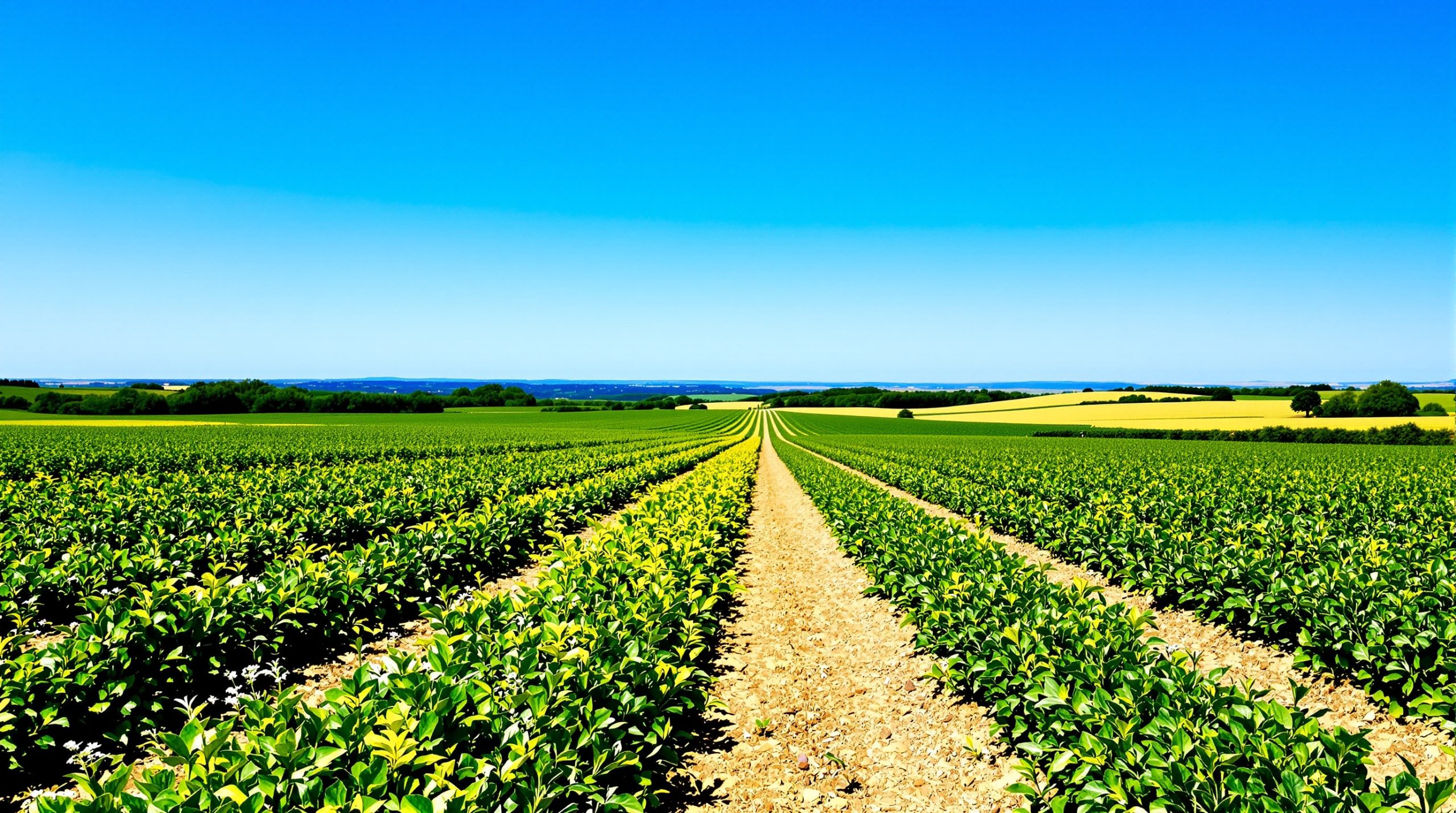 Champs de chou-fleur en Bretagne