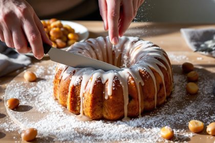 Présentation Éclatante Bûche Glacée