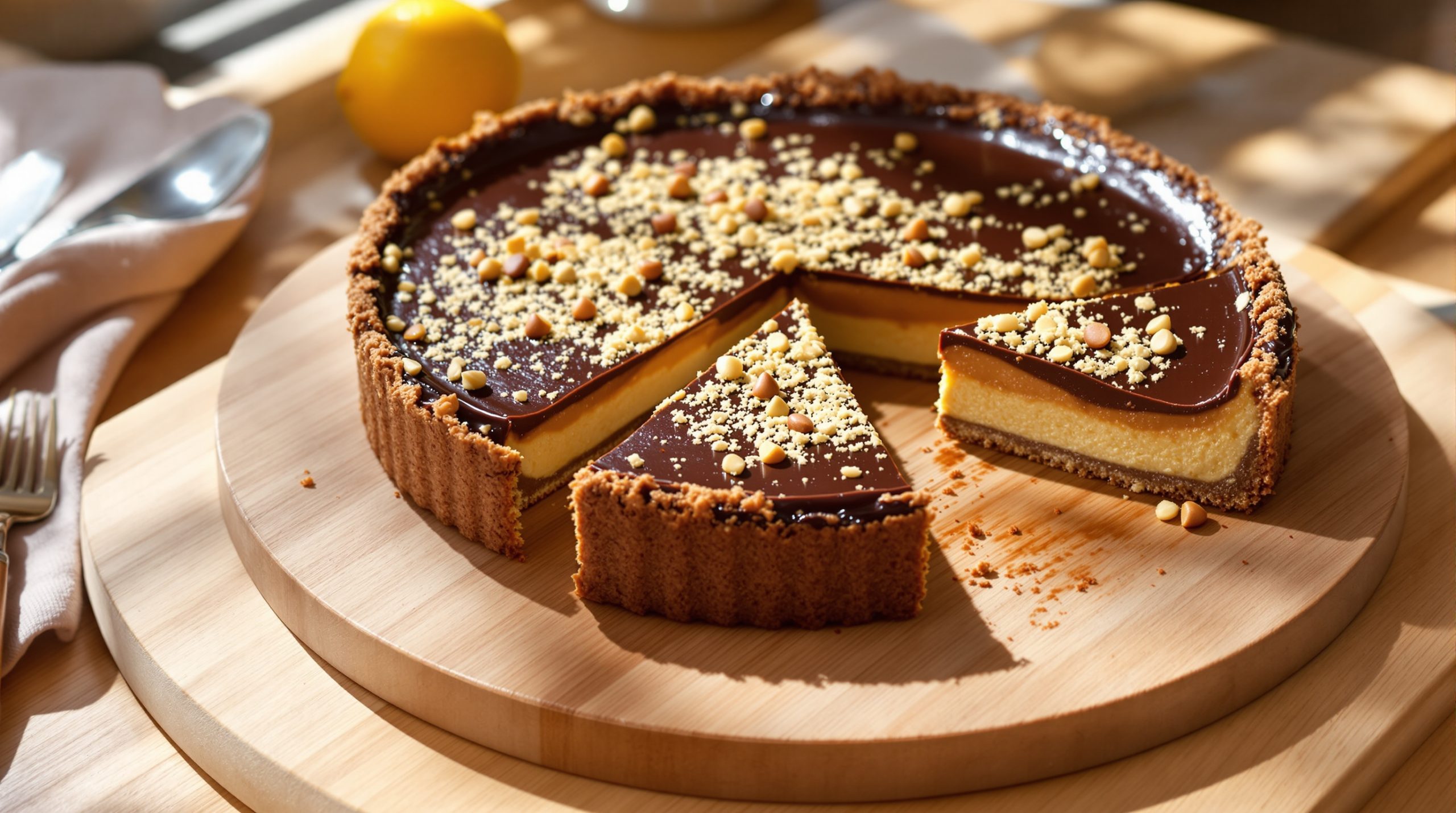 Tarte chocolat tahini