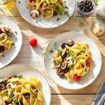 Dégustation de tagliatelles variées.