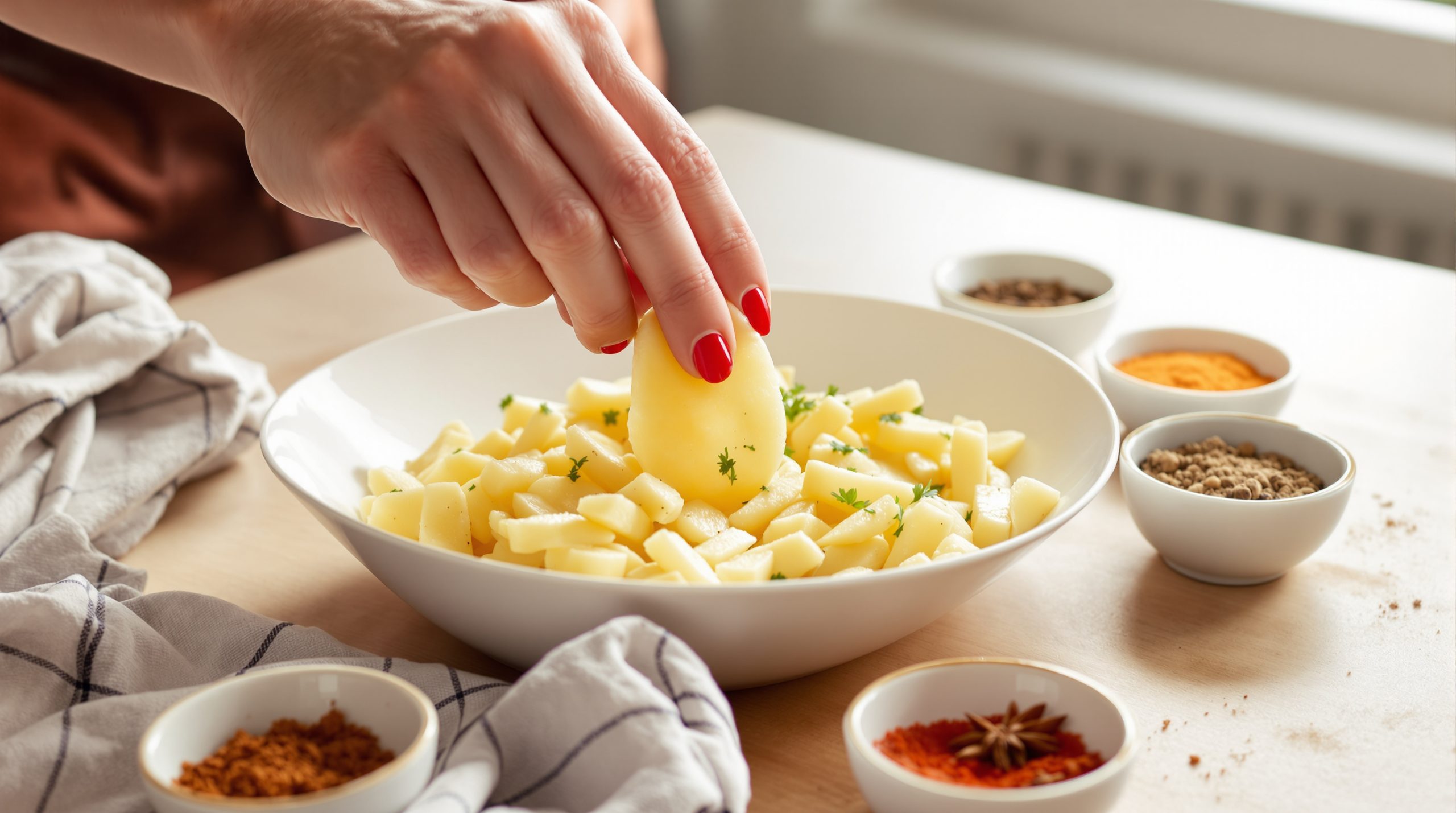 frites_patate_douce_assiette_blanc_épices