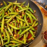 haricots-poêle-caramilisés-cuisine