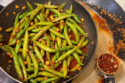 haricots-poêle-caramilisés-cuisine
