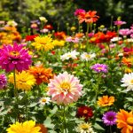 Massif floral estival