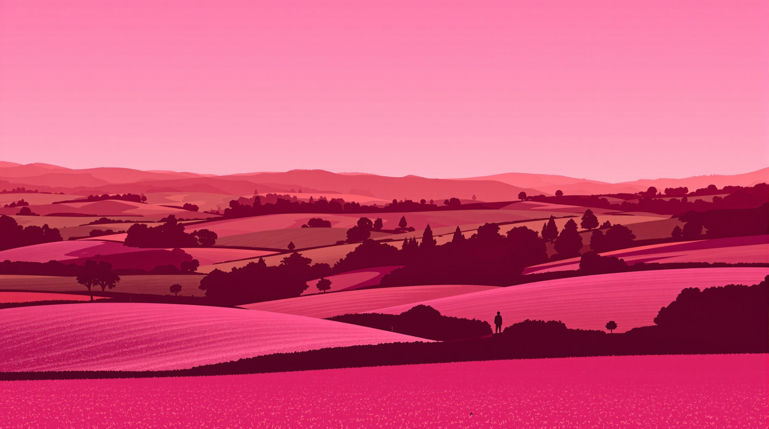 Paysage Piémont italien