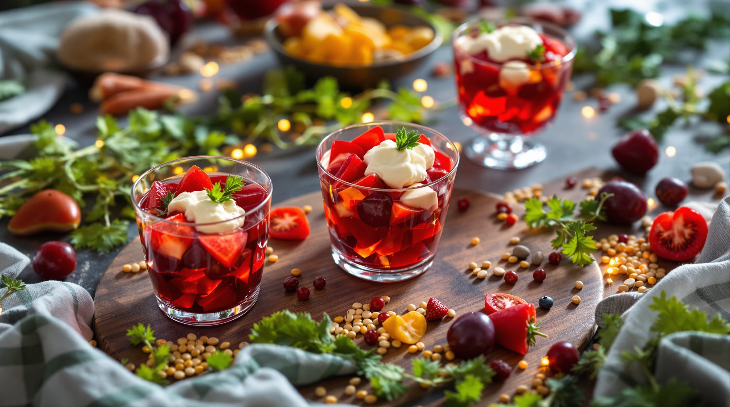 Pickles de fête élégants