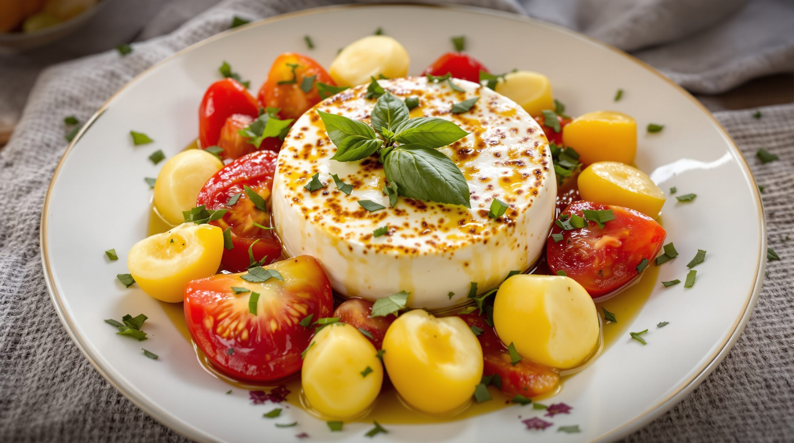 Plateau gourmand en préparation