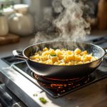 Poêlée de spätzle au fromage fondu