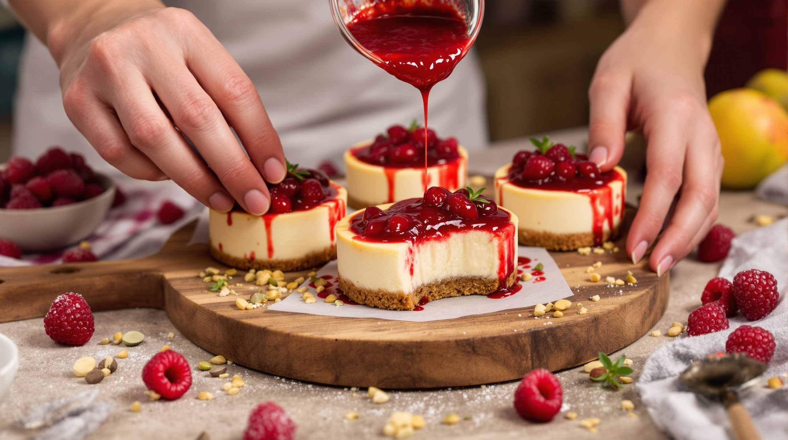 Préparation_Cheesecake_Fruits_Rouges