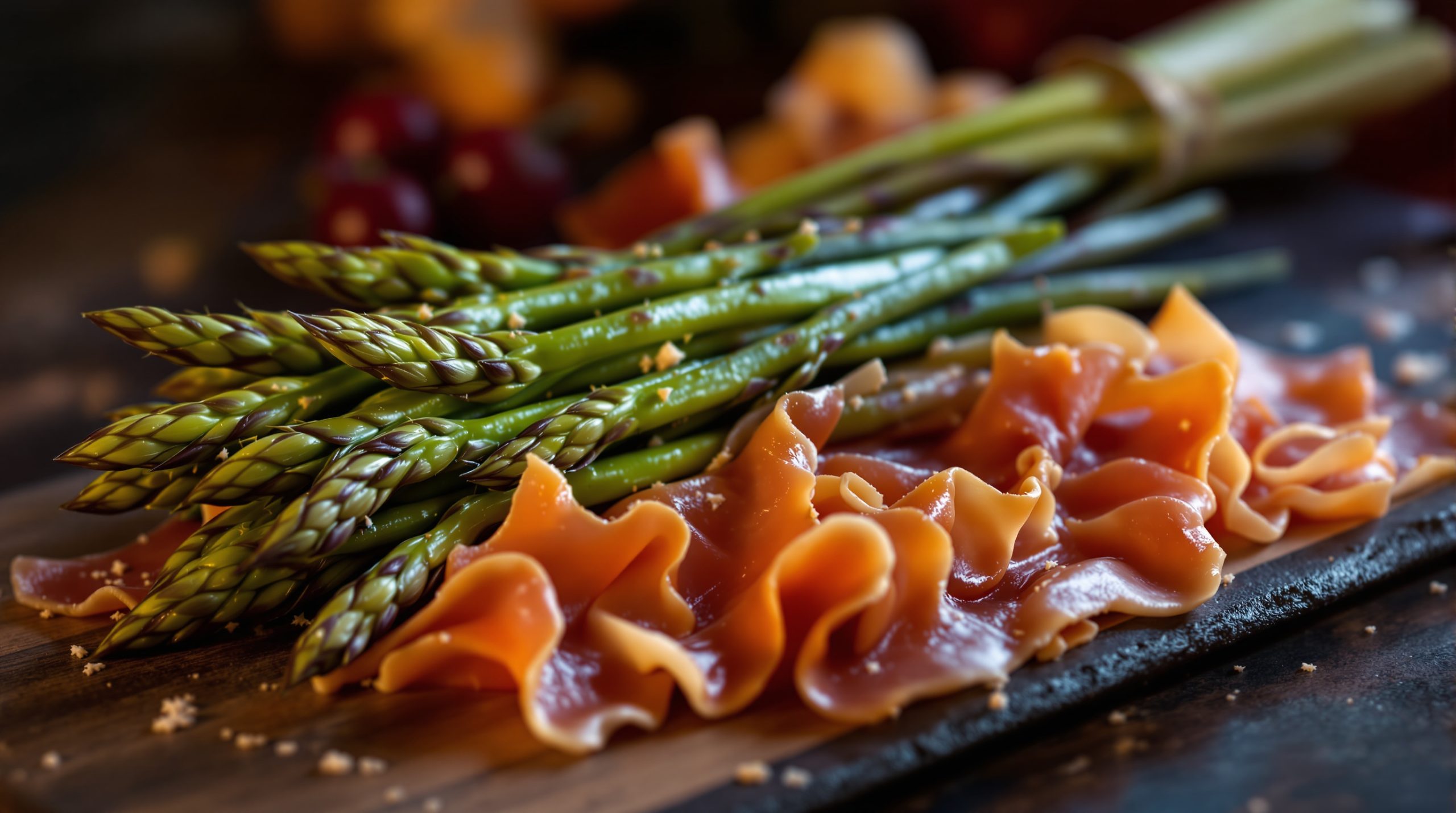 Asperges Enroulées Avant Cuisson