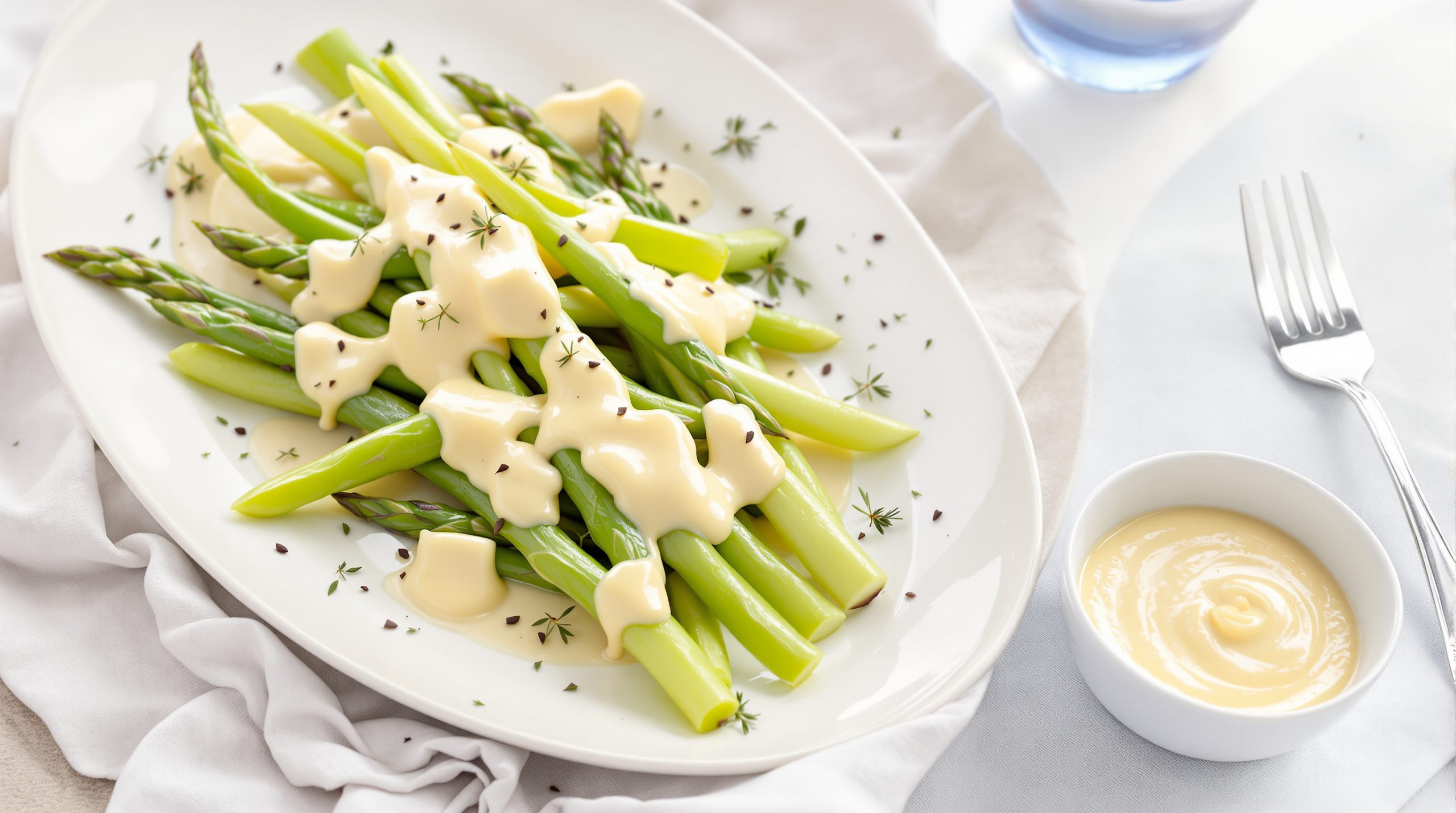 Asperges sauce mousseline