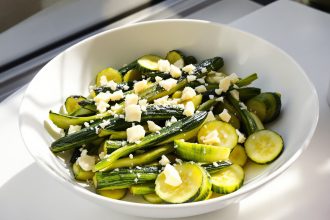 Assiette_vegetale_courgette_parmesan