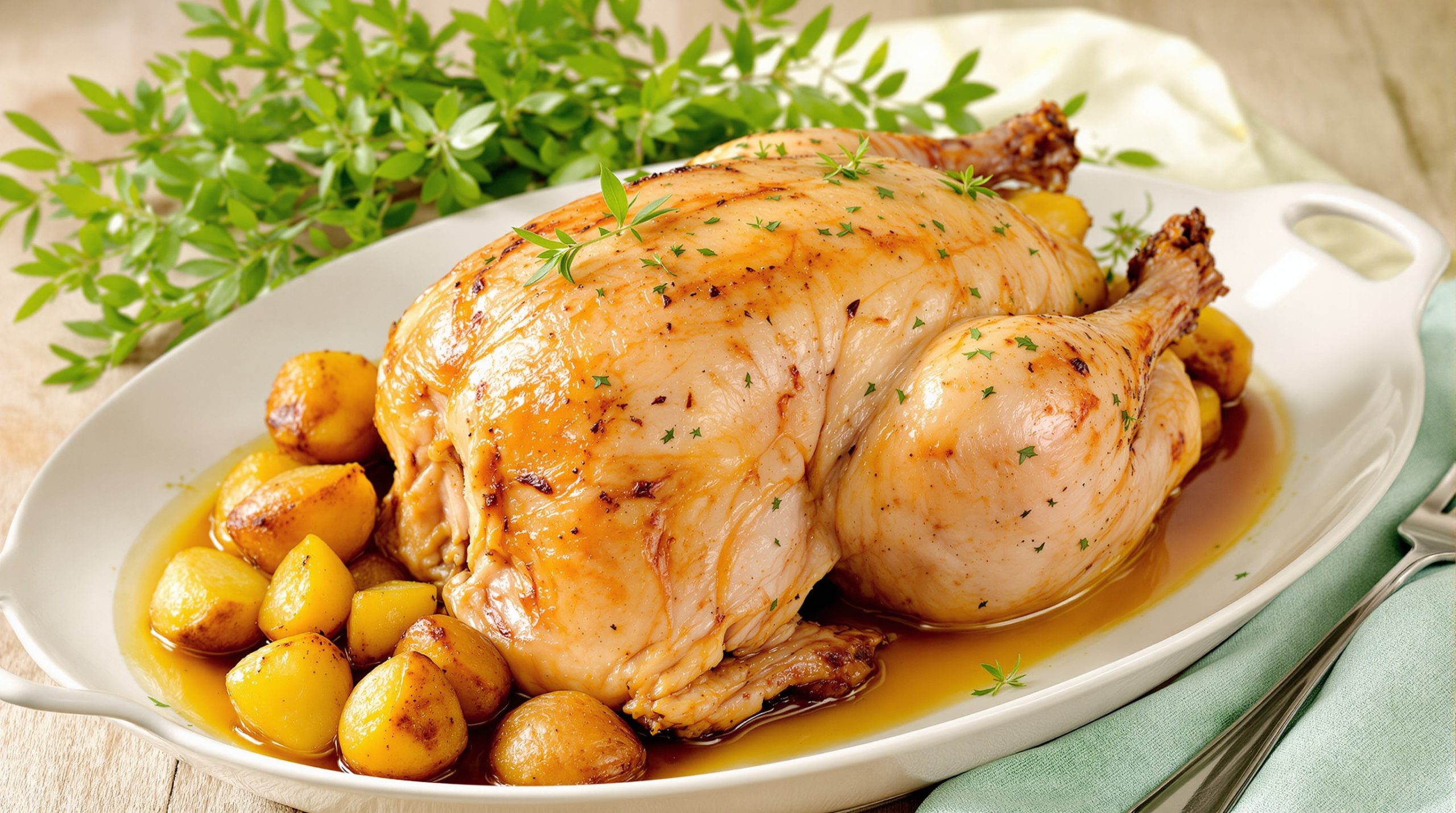 cuisson_poulet_herbes_pommes_terre_domestique