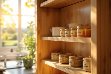 miel_transparent_étagère