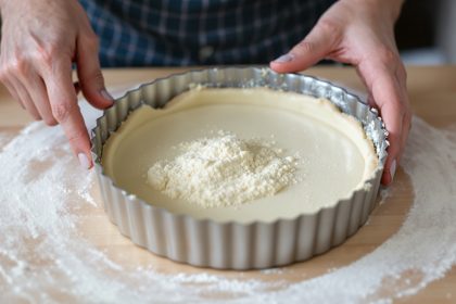 Préparation Tarte Rhubarbe