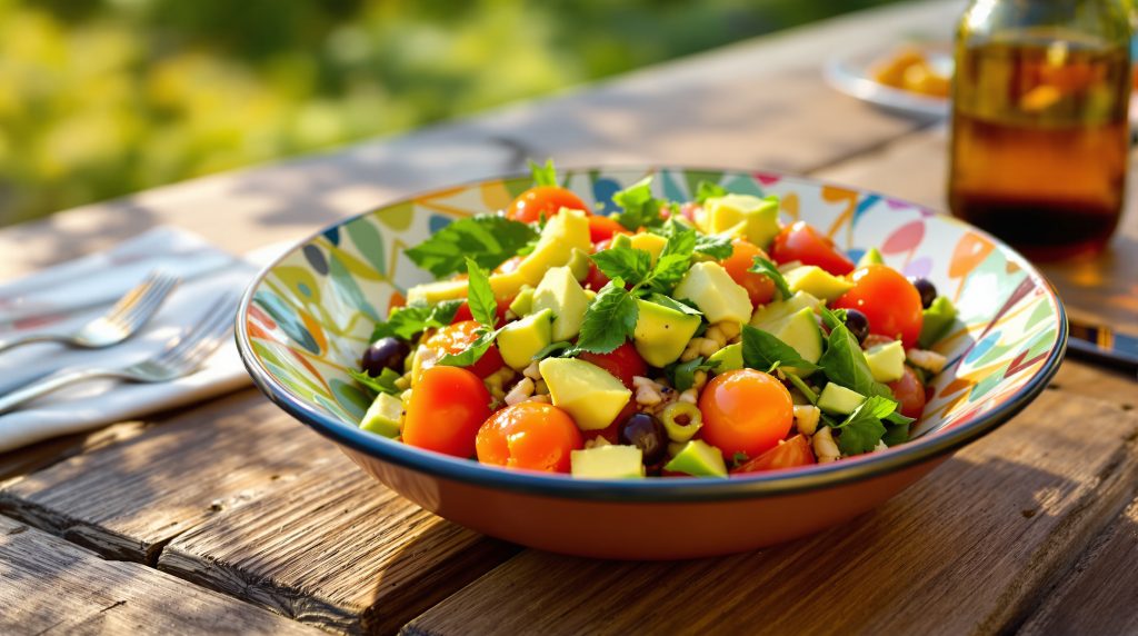 salade-tomates-avocat-saine