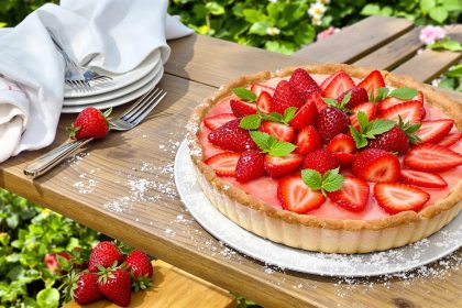 tarte_fraises_éclatante