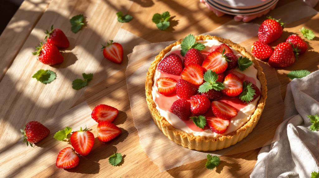 tarte_fraises_sable_breton