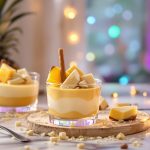 Verrines de dessert exotique.