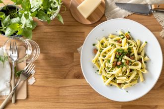 Assiette_pâtes_pesto_thon