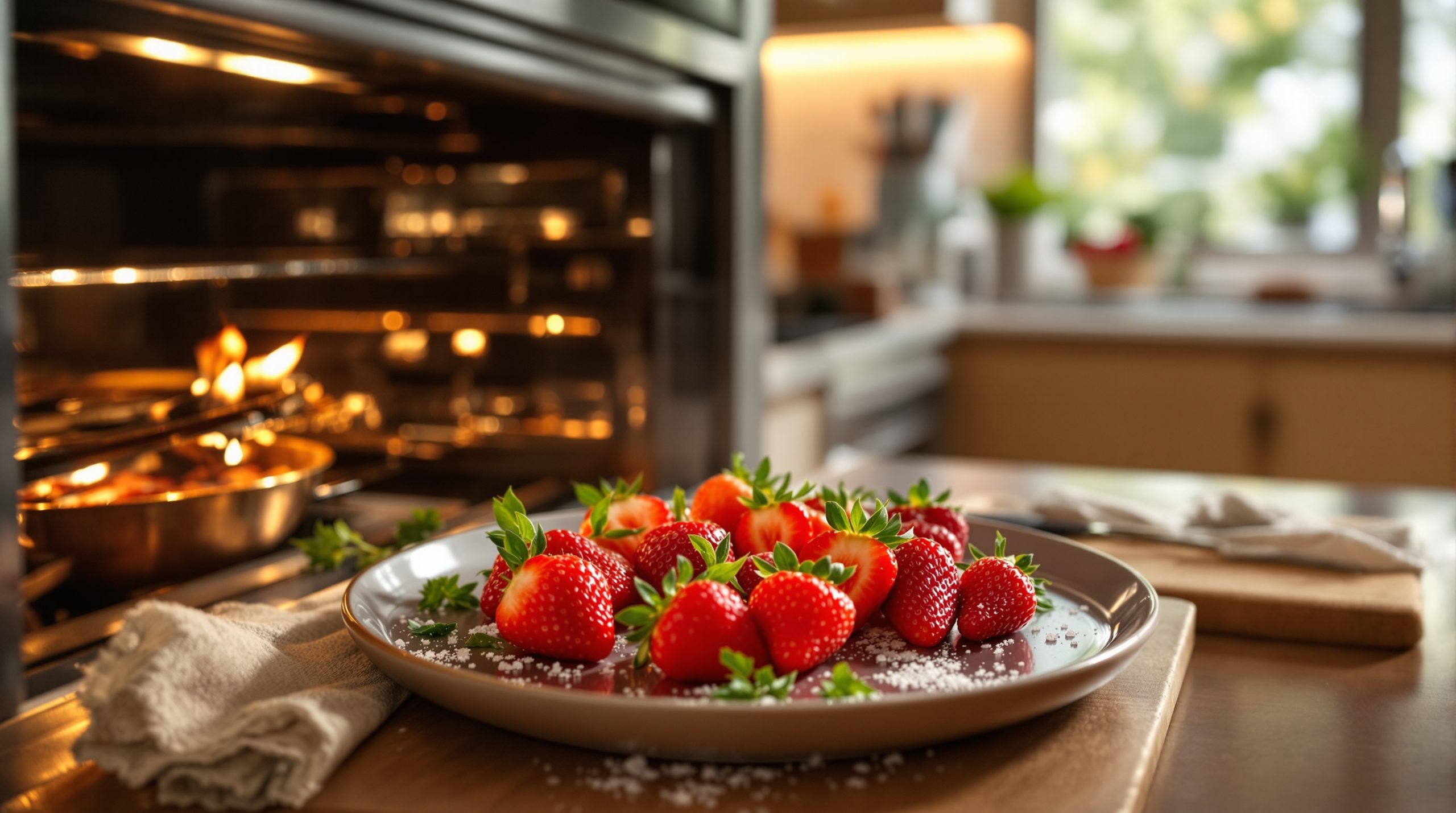 cuisson-fraises-roties
