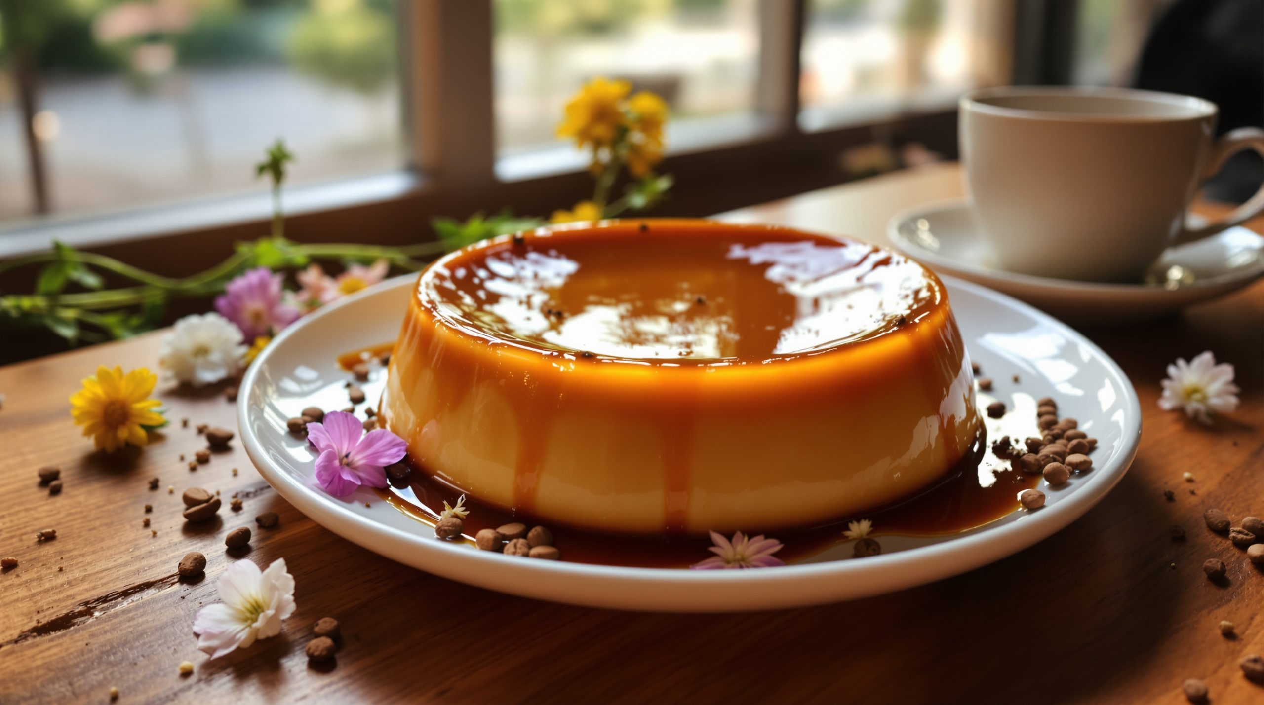 dessert_flan_cafe_tableau_lumineux