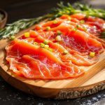 Gravlax_de_boeuf_sur_planche