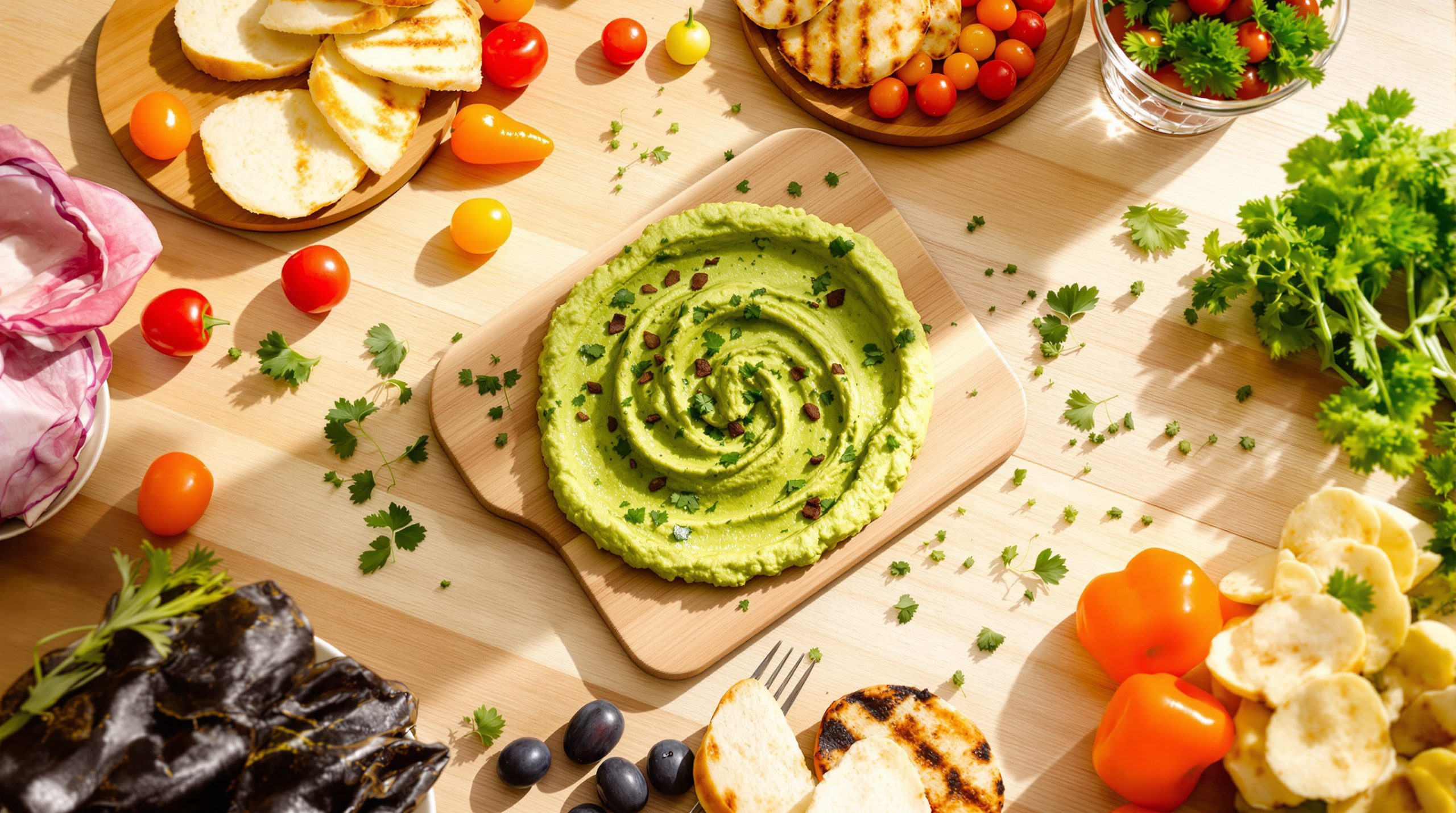 houmous_vert_printanier
