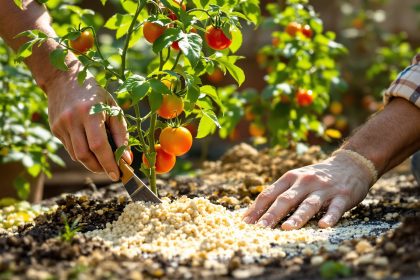 jardinier-appliquant-paillis