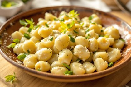 Plat Italien Gnocchi au Gorgonzola