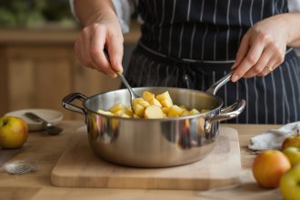 preparation_confiture_pomme_gingembre