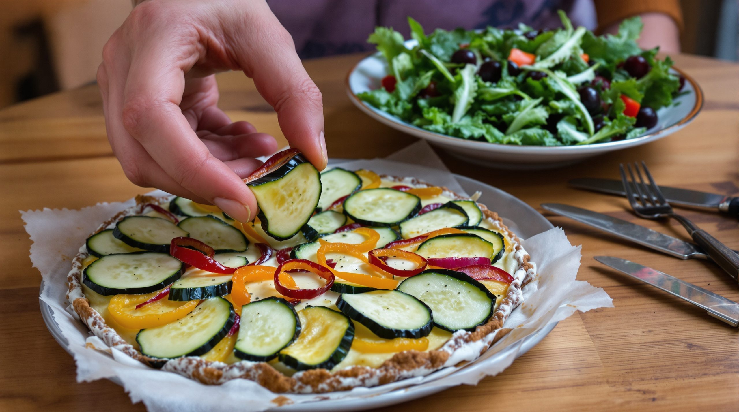 préparation-tarte-méditerranéenne