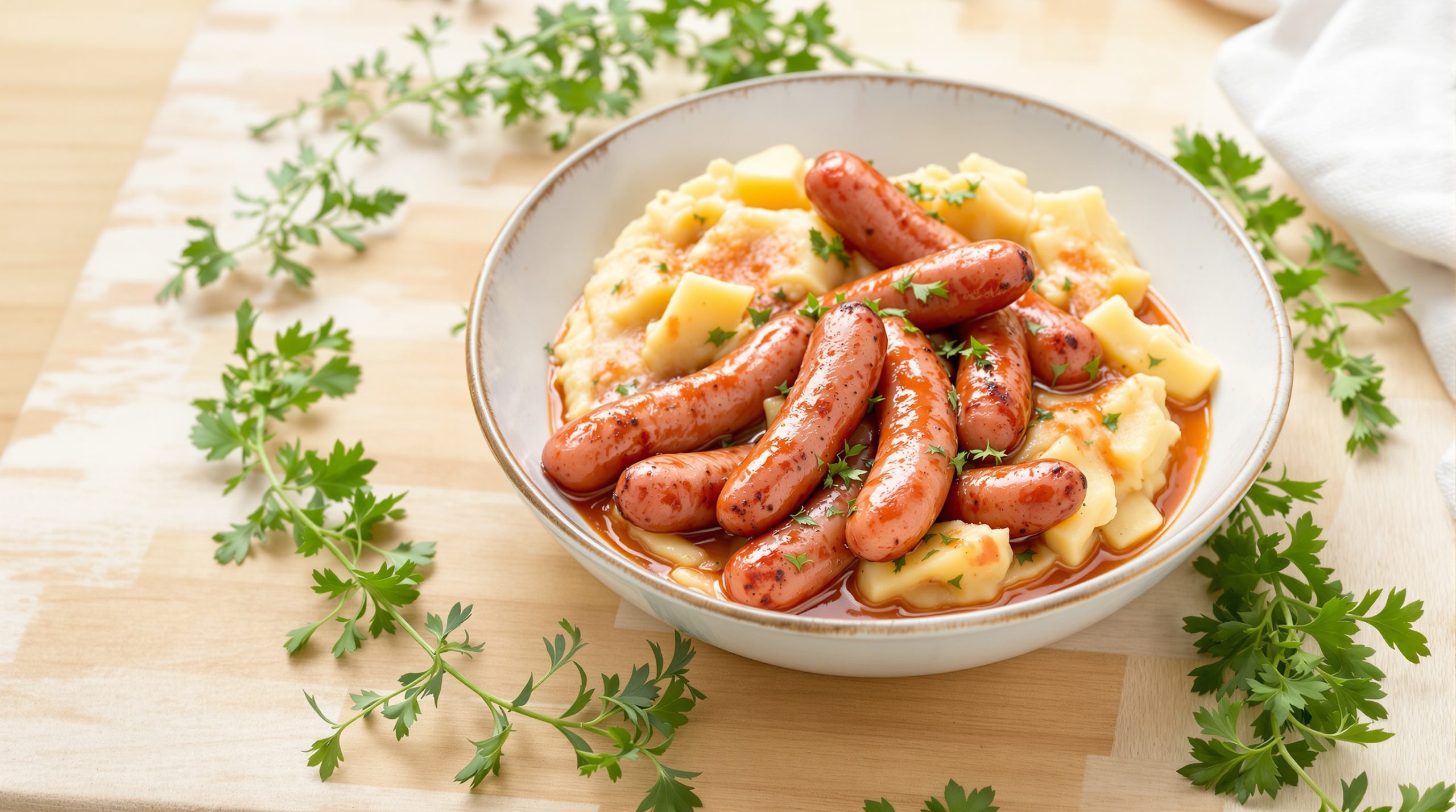 repas-saucisses-puree