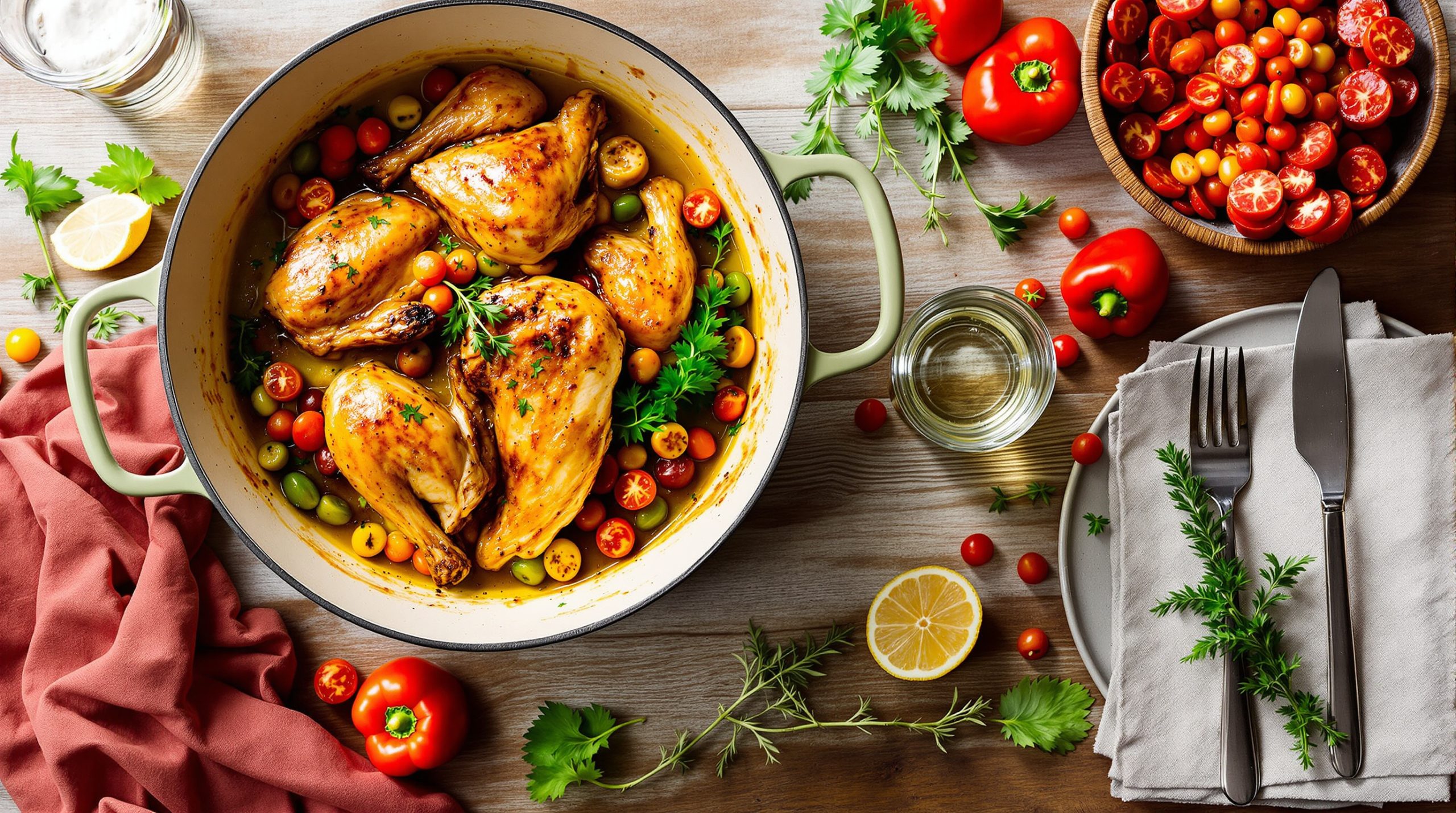 table-poulet-chorizo