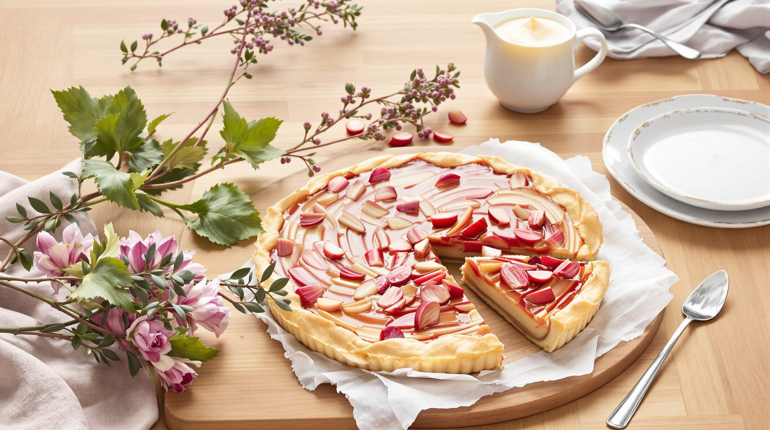 tarte-rhubarbe-maison