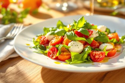 Assiette estivale fraîcheur