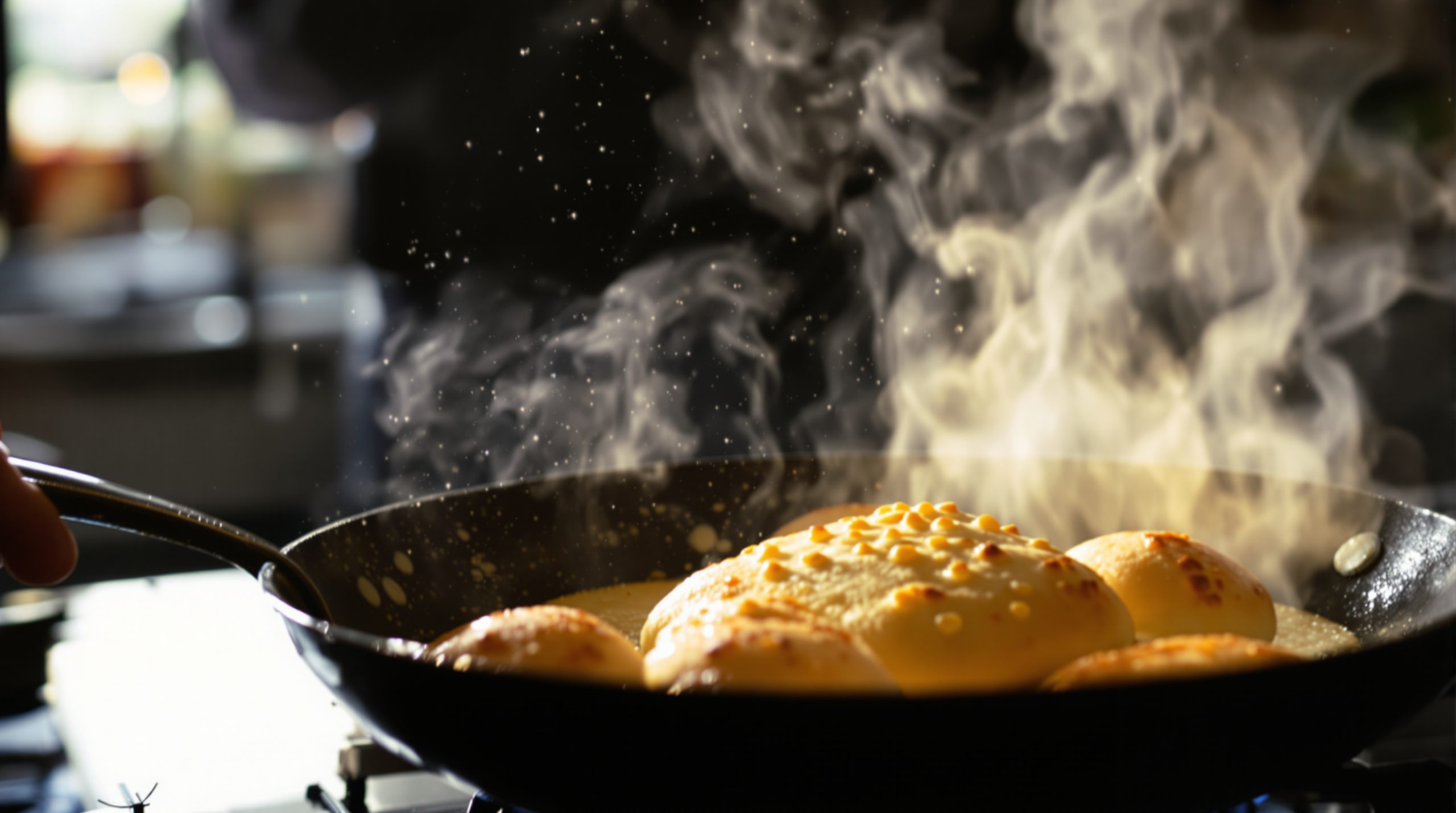 cuisson_naans_poêle
