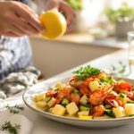 plat_crevettes_courgettes_pates