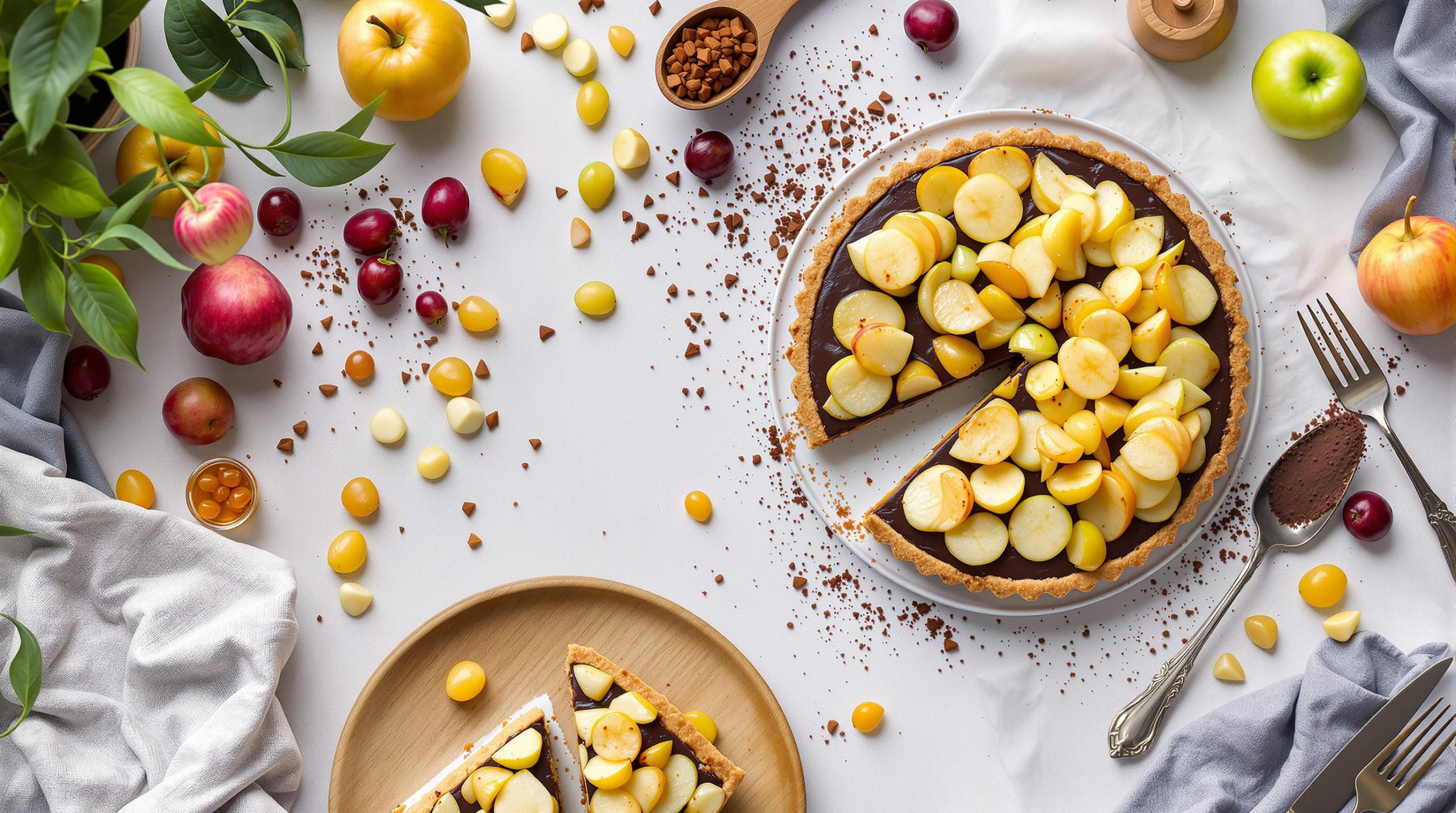 tarte-poires-chocolat