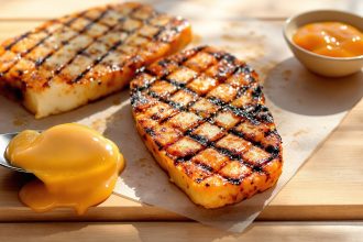 Épis de maïs grillés à la sauce crémeuse