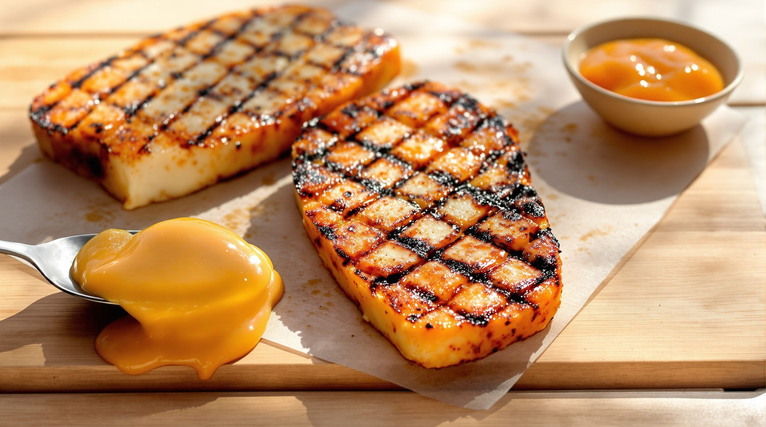 Épis de maïs grillés à la sauce crémeuse
