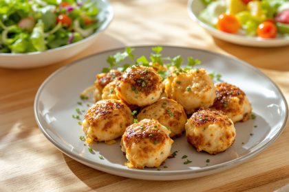 boulettes_poulet_sauce_salade