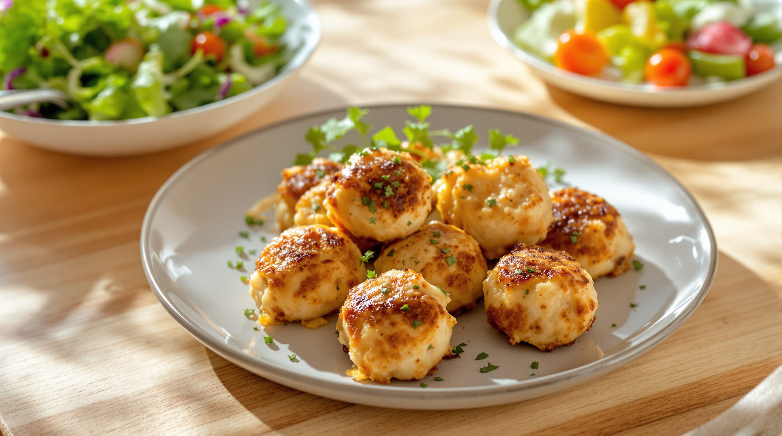 boulettes_poulet_sauce_salade