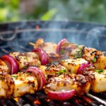 Brochettes_poulet_halloumi_barbecue