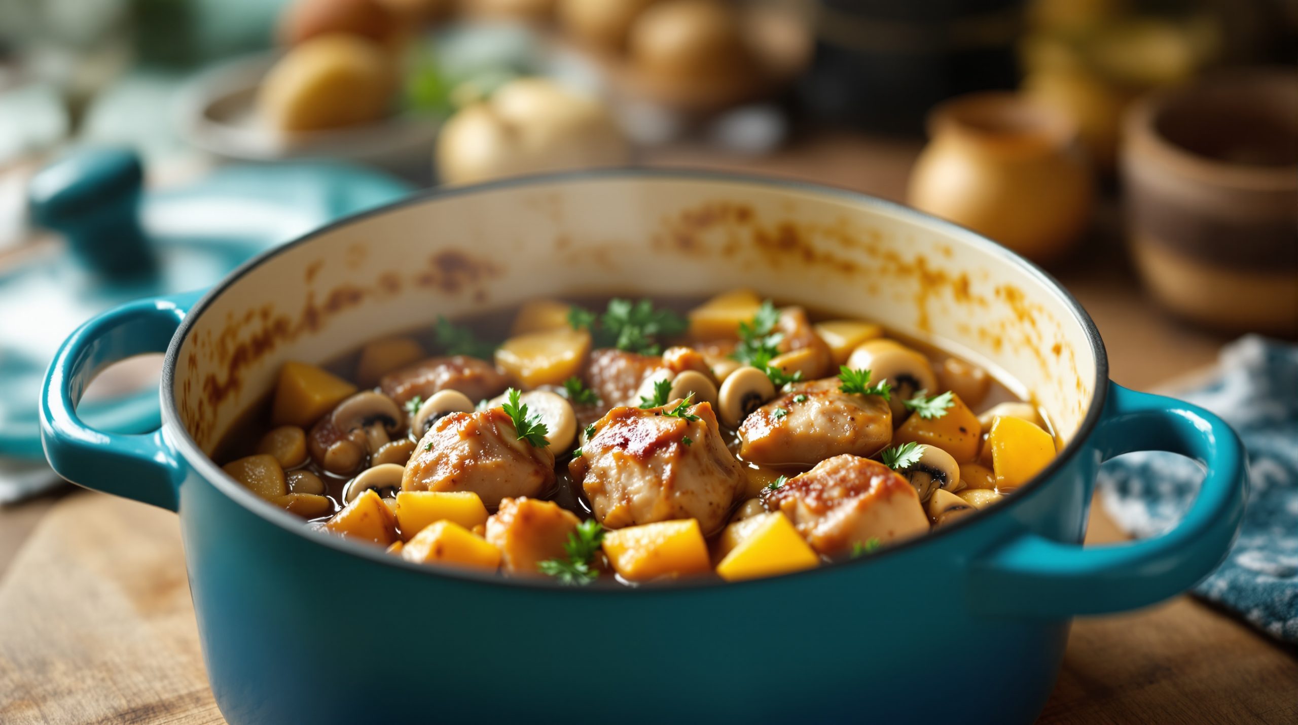 Cocotte mijotée au cidre