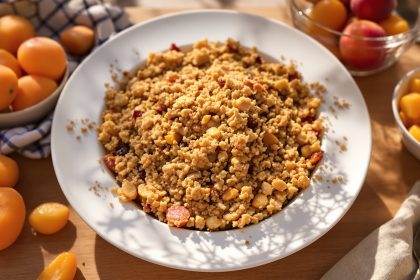 crumble_abricots_table_bois