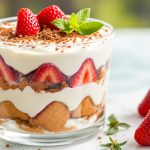 Dessert aux fraises allégé