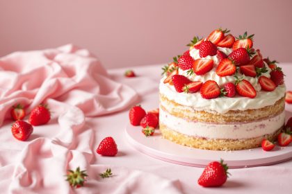 gâteau-aux-fraises