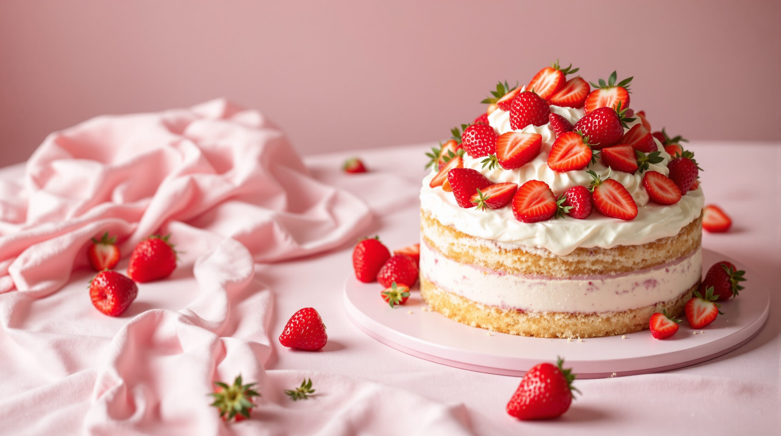 gâteau-aux-fraises
